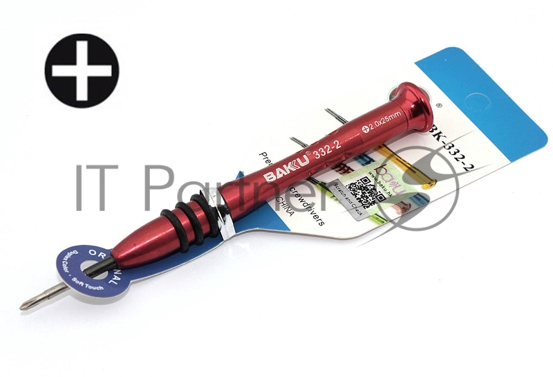 Отвертка плюсовая BAKU BK-332-2 (+2.0)