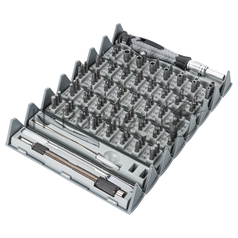 Отвертка с набором бит 126 в 1