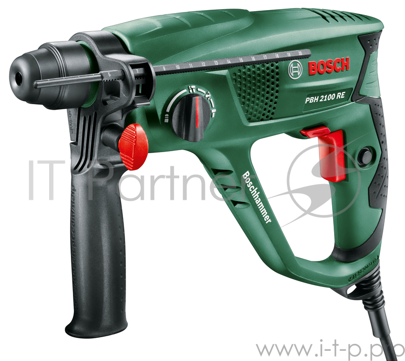 Перфоратор Bosch PBH 2100 RE 06033A9320 (550Вт, 2300об./мин., 5800уд./мин., SDS-plus) + кейс
