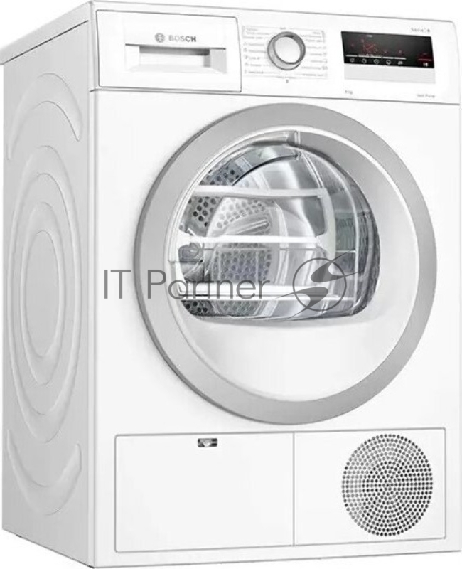 Сушильная машина Bosch WTW8546KPL, сушка: конденсация с тепловым насосом, загрузка до 9 кг, глубина 61.3 см, энергопотребление A++, 15 программ,панель управления на польском языке , в комплекте наклейка на русском