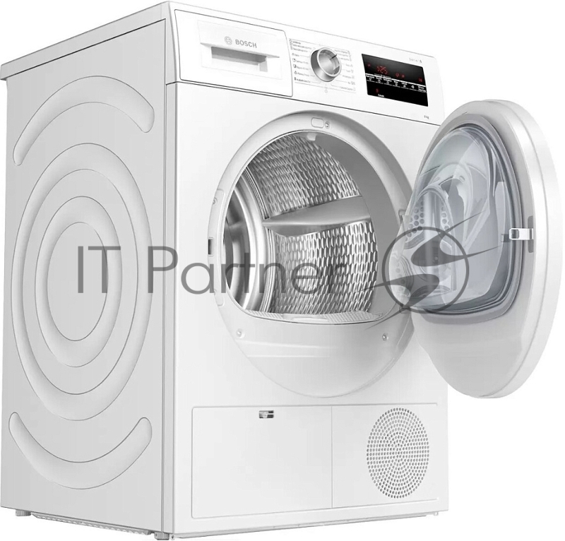 Сушильная машина Bosch WTW8546KPL, сушка: конденсация с тепловым насосом, загрузка до 9 кг, глубина 61.3 см, энергопотребление A++, 15 программ,панель управления на польском языке , в комплекте наклейка на русском