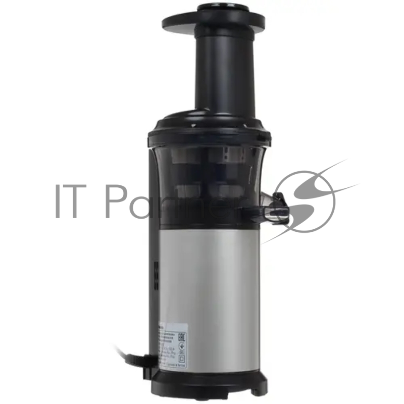 Cоковыжималка PANASONIC MJ-L500STQ вертик. шнековая , шнеков-1, мощность 150 Вт, подача сока сразу в стакан,стакан для сока в комплекте 0,4L, противокапельная система, 2 скоростиавтом.выброс мякоти, корпус из нержавеющей стали, цвет: Нерж