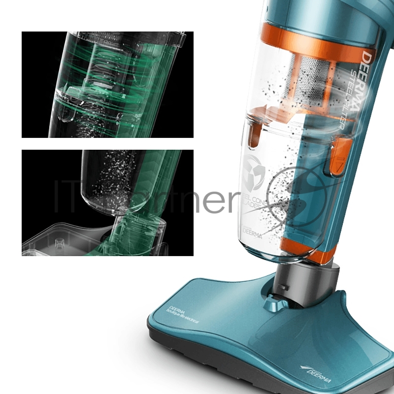 Вертикальный пылесос deerma DX900 Green