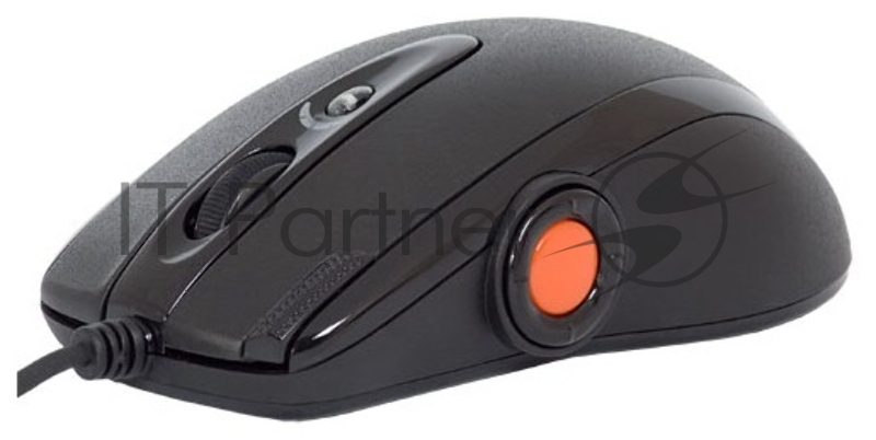 Мышь A4Tech F6 (Black) V-track, 400-3000dpi 5 mod, 10 кн, 160kb memory, 30G/sec, 125-1000hz USB, key 3ms