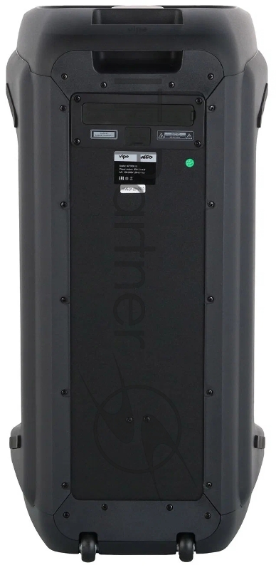 Музыкальная система VIPE NITROX5. 80 Вт. Bluetooth 5.0. 3 режима LED подсветки. 7 цветов. 12 часов без подзарядки. Дисплей. IPX4. FM радио. AUX. USB: Зарядка 5В/1А. Вх