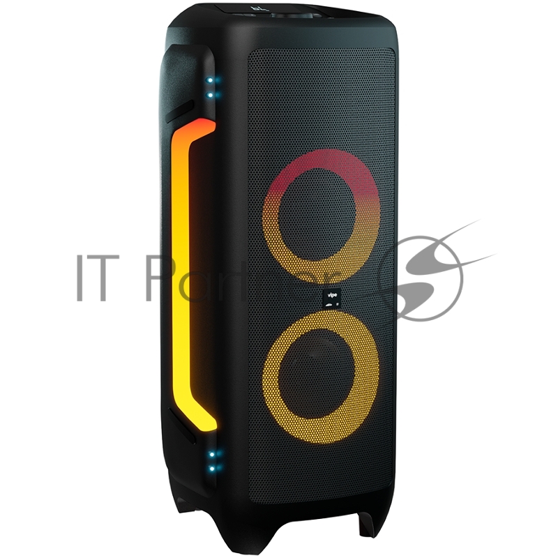 Музыкальная система VIPE VPMSNITROX7. 170 Вт. Bluetooth 5.0. 5 режимов LED подсветки. 7 цветов. 14 часов без подзарядки. Дисплей. IPX4. FM радио. AUX. USB: Зарядка 5В/1А