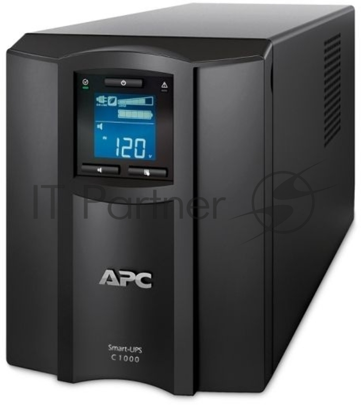 Источник бесперебойного питания APC Smart-UPS SMC1000IС 600Вт 1000ВА черный