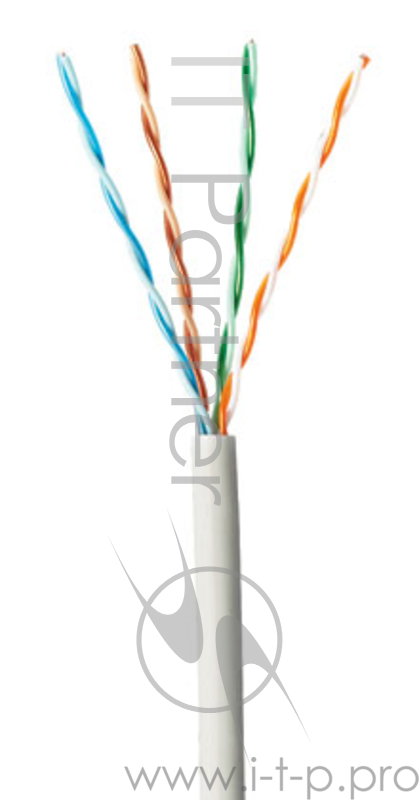 Кабель информационный Panduit PUL5504WH-EY кат.5е U/UTP не экранированный 4X2X24AWG LSZH внутренний