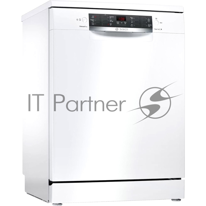 Отдельностоящая посудомоечная машина Bosch SMS46NW01B 60 см Serie 4