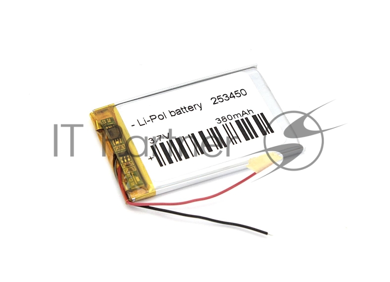 Аккумулятор Li-Pol (батарея) 2.5*34*50мм 2pin 3.7V/380mAh