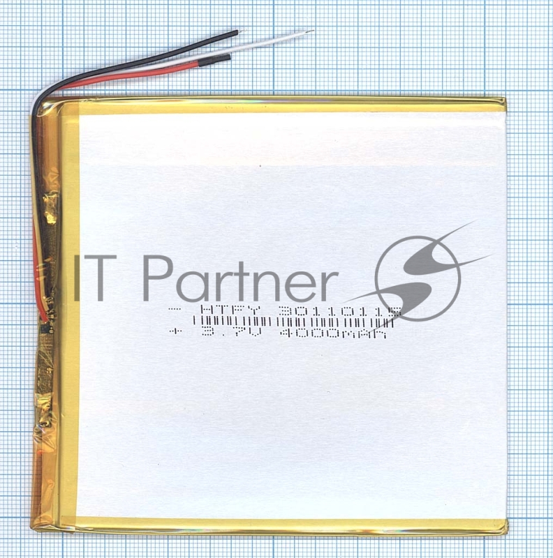 Аккумулятор Li-Pol (батарея) 3*110*115мм 3pin 3.7V/4000mAh