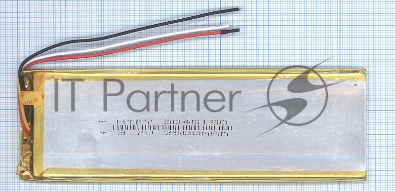 Аккумулятор Li-Pol (батарея) 3*45*150мм 3pin 3.7V/2500mAh