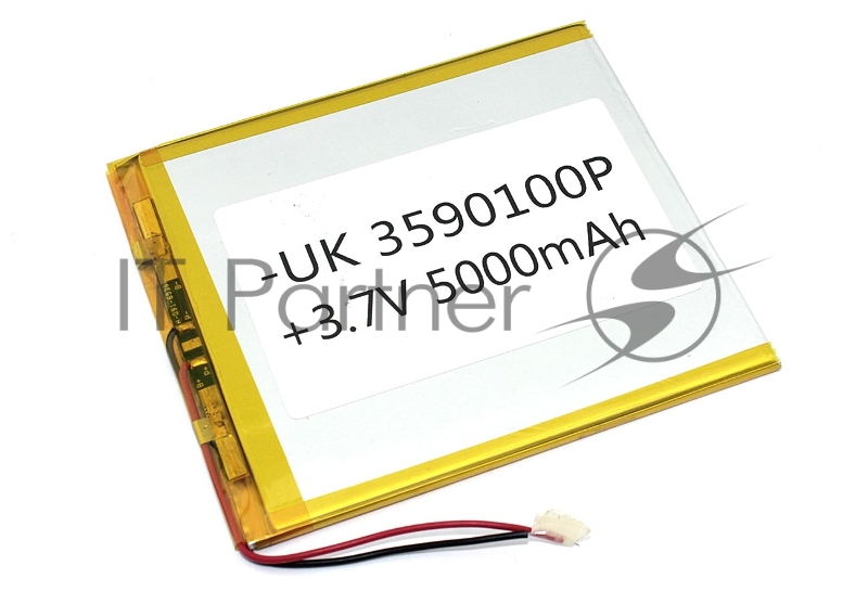 Аккумулятор Li-Pol (батарея) 3.5*90*100мм 2pin 3.7V/5000mAh