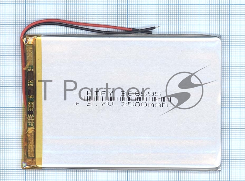 Аккумулятор Li-Pol (батарея) 3*65*95мм 2pin 3.7V/2500mAh
