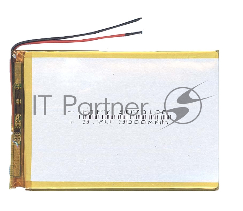 Аккумулятор Li-Pol (батарея) 3*70*100мм 2pin 3.7V/3000mAh