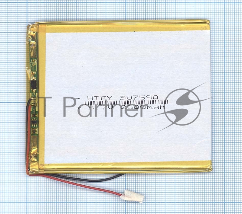 Аккумулятор Li-Pol (батарея) 3*75*90мм 2pin 3.7V/2600mAh