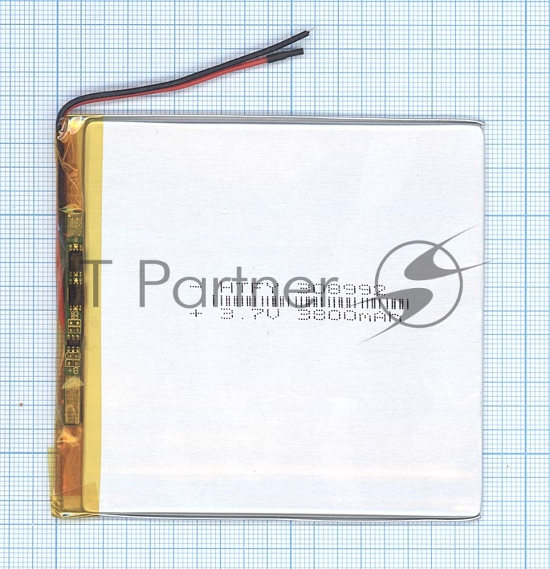 Аккумулятор Li-Pol (батарея) 3*89*92мм 2pin 3.7V/3800mAh