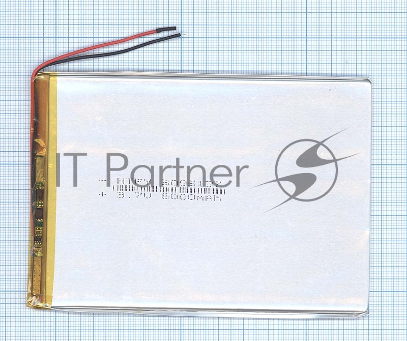 Аккумулятор Li-Pol (батарея) 3*95*137мм 2pin 3.7V/6000mAh