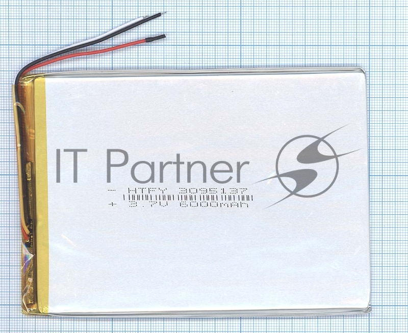 Аккумулятор Li-Pol (батарея) 3*95*137мм 3pin 3.7V/6000mAh