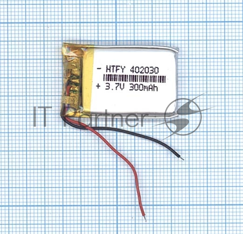 Аккумулятор Li-Pol (батарея) 4*20*30мм 2pin 3.7V/300mAh