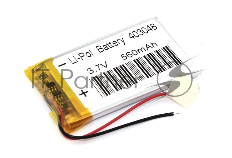 Аккумулятор Li-Pol (батарея) 4*30*48мм 2pin 3.7V/560mAh