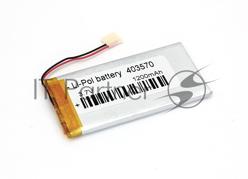 Аккумулятор Li-Pol (батарея) 4*35*70мм 2pin 3.7V/1000mAh