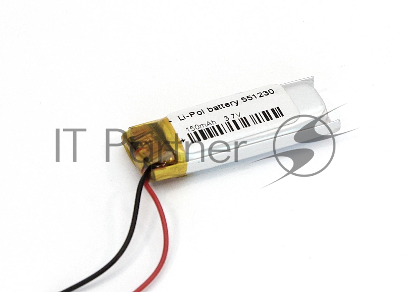 Аккумулятор Li-Pol (батарея) 5.5*12*30мм 2pin 3.7V/150mAh
