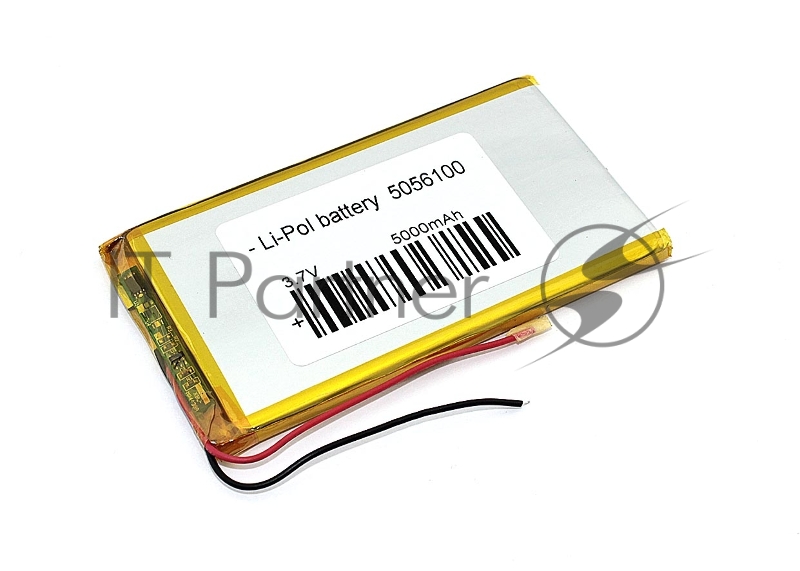 Аккумулятор Li-Pol (батарея) 5*56*100мм 2pin 3.7V/5000mAh