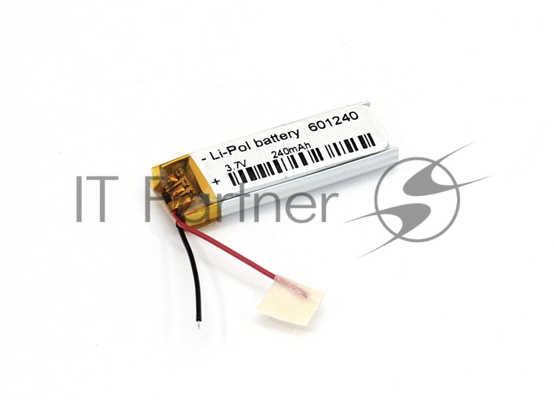 Аккумулятор Li-Pol (батарея) 6*12*40мм 2pin 3.7V/240mAh