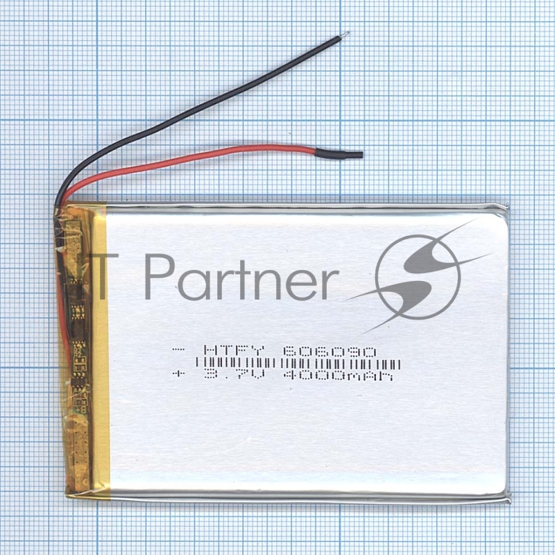 Аккумулятор Li-Pol (батарея) 6*60*90мм 2pin 3.7V/4000mAh