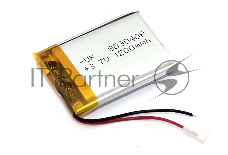 Аккумулятор Li-Pol (батарея) 8*30*40мм 2pin 3.7V/1200mAh