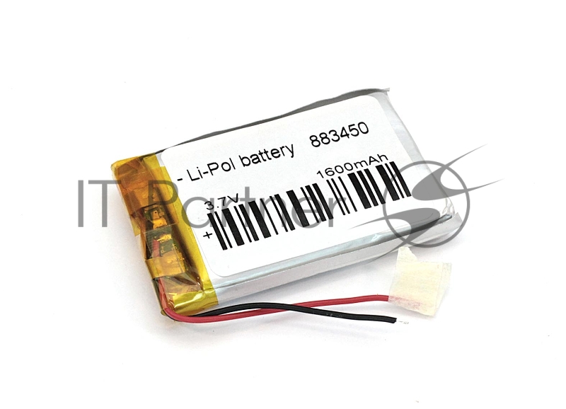 Аккумулятор Li-Pol (батарея) 8.8*34*50мм 2pin 3.7V/1600mAh