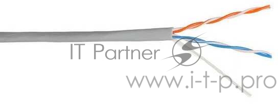 Кабель информационный Lanmaster NM-UTP5E2PR-CCA кат.5е U/UTP не экранированный 2X2 PVC внутренний 30