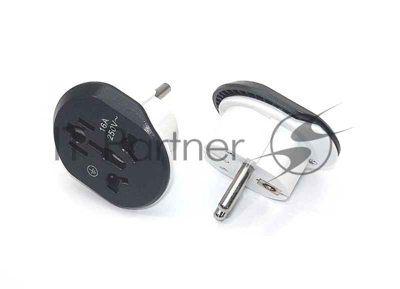 Сетевой универсальный переходник темно-серый