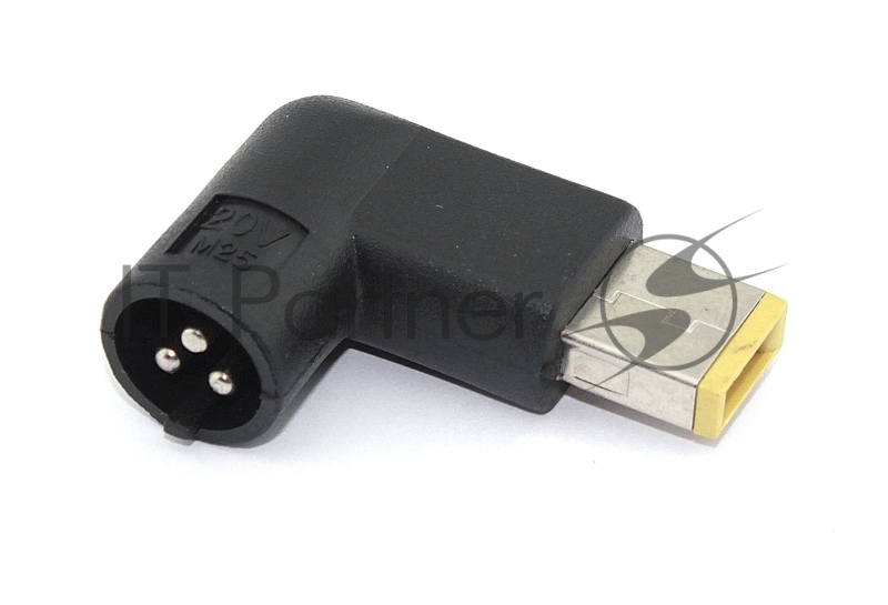 Переходник для ноутбуков Lenovo (прямоугольный) с 3-контактным разъемом