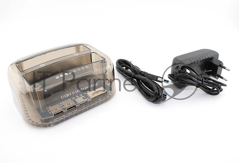 Адаптер-переходник (стакан) Yucun для HDD SATA USB 3.0 + кардридер