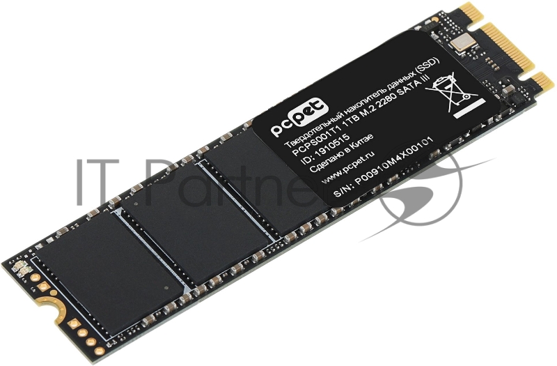 Накопитель SSD PC Pet SATA III 1Tb PCPS001T1 M.2 2280 OEM