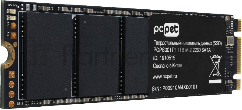Накопитель SSD PC Pet SATA III 1Tb PCPS001T1 M.2 2280 OEM