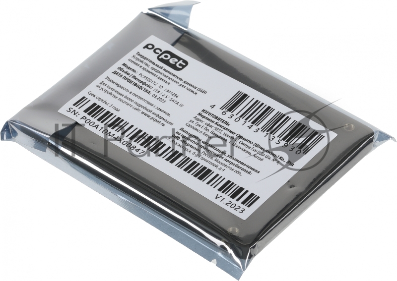 Накопитель SSD PC Pet SATA III 1Tb PCPS001T2 2.5 OEM