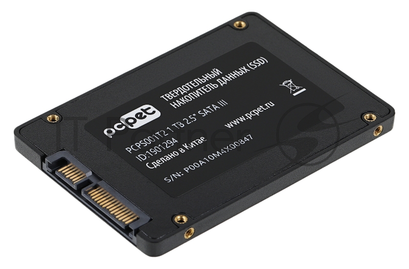 Накопитель SSD PC Pet SATA III 1Tb PCPS001T2 2.5 OEM