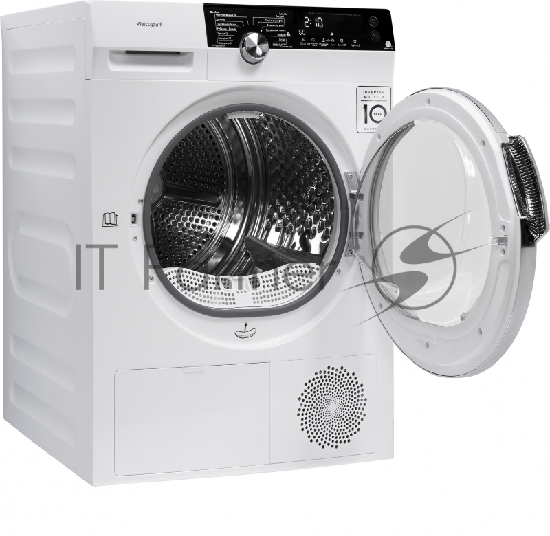 Сушильная машина Weissgauff WD 599 DC Inverter Heat Pump кл.энер.:A+++ макс.загр.:8кг белый