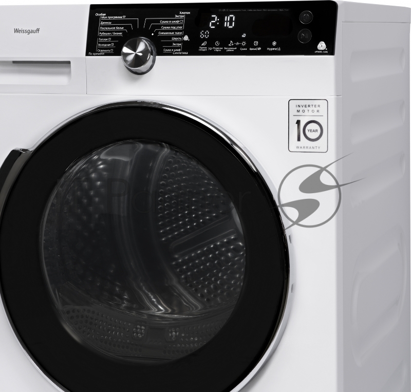 Сушильная машина Weissgauff WD 599 DC Inverter Heat Pump кл.энер.:A+++ макс.загр.:8кг белый