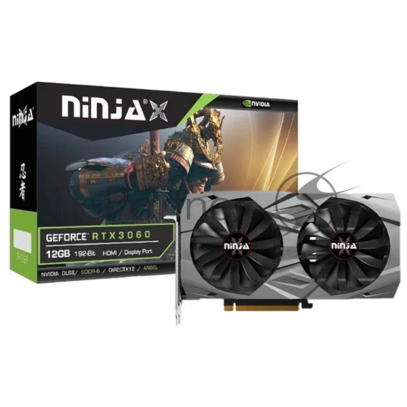 Видеокарта Ninja GeForce RTX 3060 12GB GDDR6 192bit HDMI DP