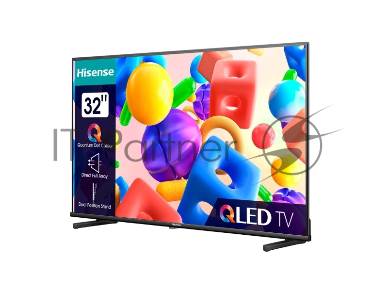 Телевизор LED Hisense 32 32A5KQ Frameless черный FULL HD 60Hz DVB-T DVB-T2 DVB-C DVB-S DVB-S2 WiFi Smart TV (RUS)