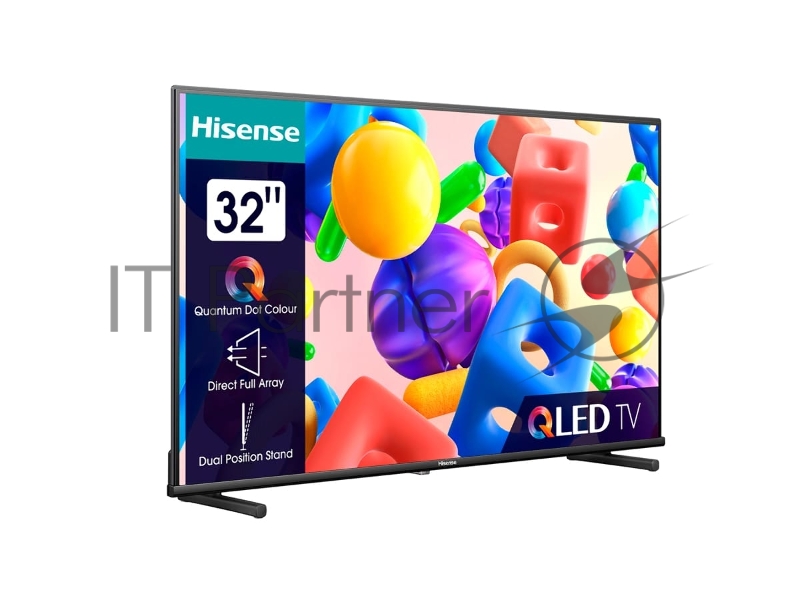 Телевизор LED Hisense 32 32A5KQ Frameless черный FULL HD 60Hz DVB-T DVB-T2 DVB-C DVB-S DVB-S2 WiFi Smart TV (RUS)