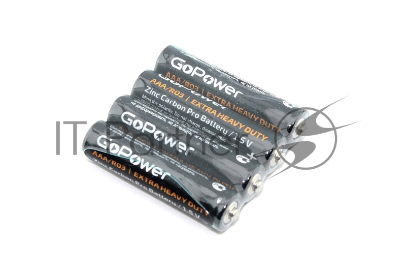 Батарейка GoPower R03 (ААА) SR4 4шт.