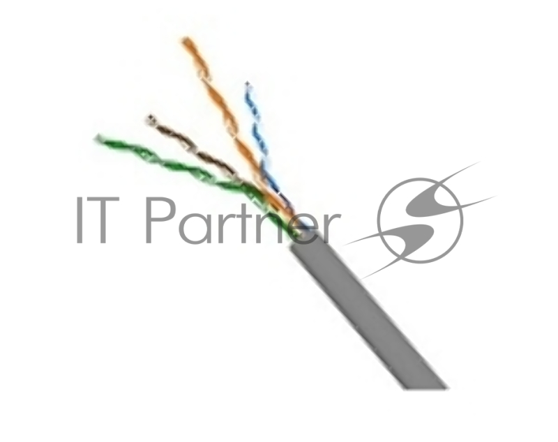 Кабель TWT UTP, серии XS, 4 пары, Кат.5e, PVC, серый, 305 метров