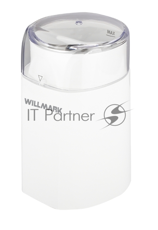Кофемолка WILLMARK WCG-215 (180Вт, 60г., ротационный нож, цвета) (Белый)