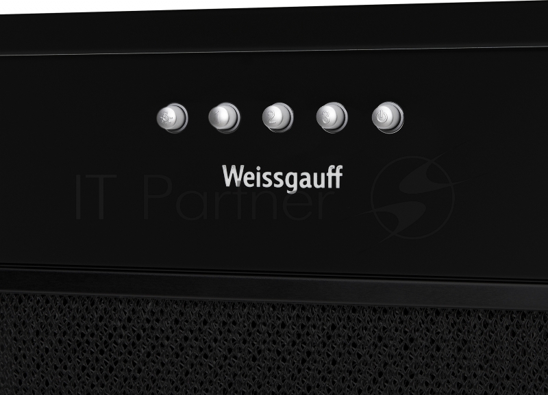 Вытяжка встраиваемая Weissgauff ALPHA 60 PB BL черный управление: кнопочное (1 мотор)