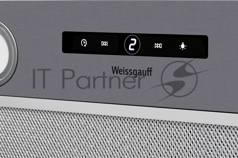 Вытяжка встраиваемая Weissgauff BOX 1200 IX нержавеющая сталь управление: сенсорное (1 мотор)